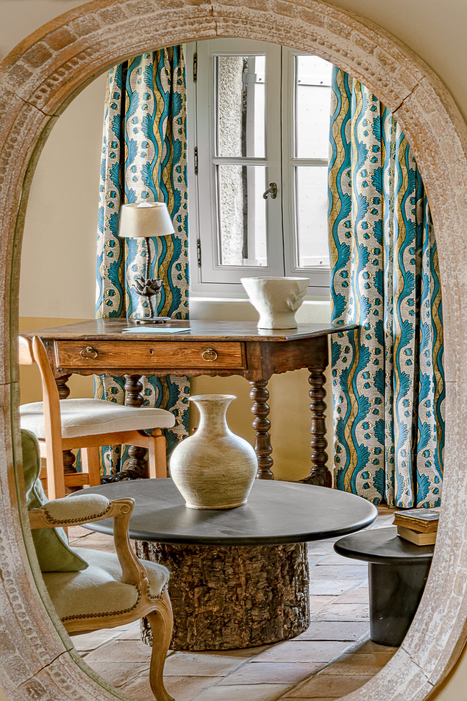 Reflet Miroir Vase Table Basse Hotel Crillon le Brave @MrTripper