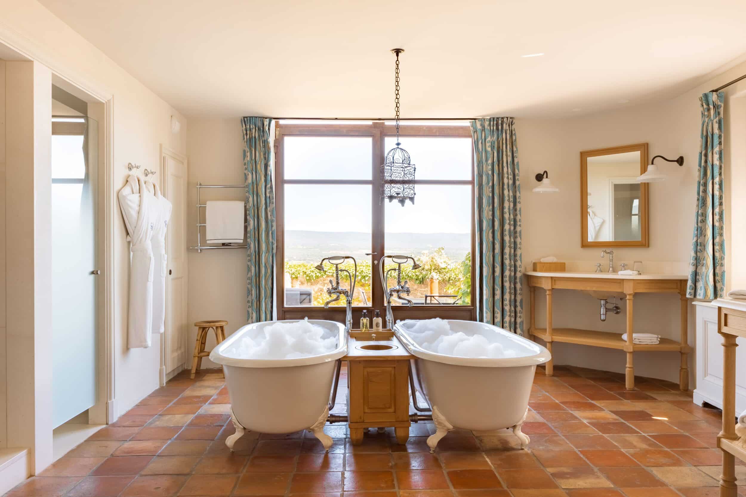 Double Baignoire Vue Vallée Mont Ventoux