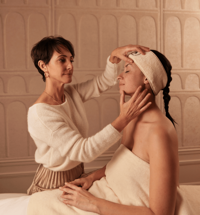 Massage facial Delphine Langlois