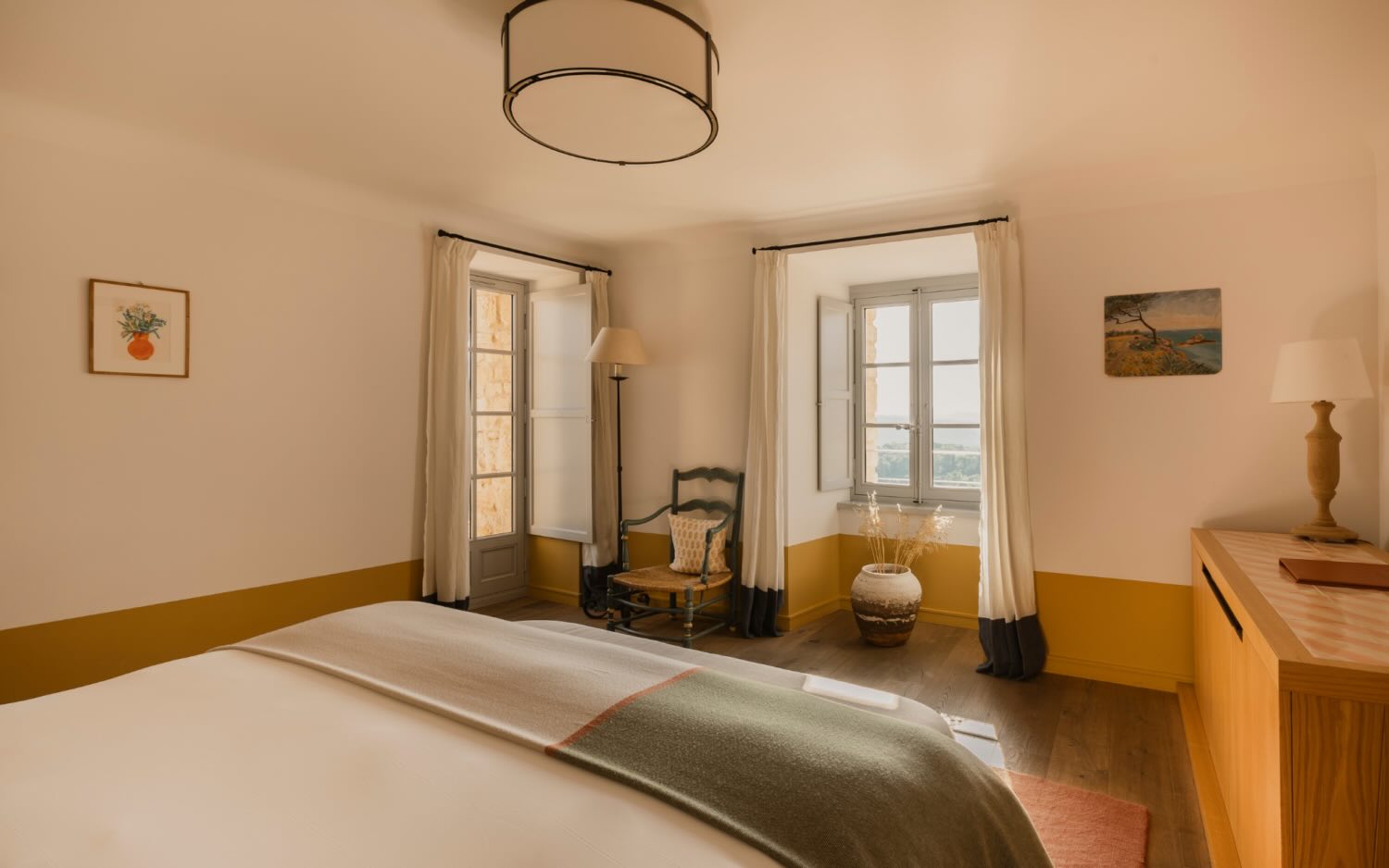 Chambre hôtel Crillon le Brave